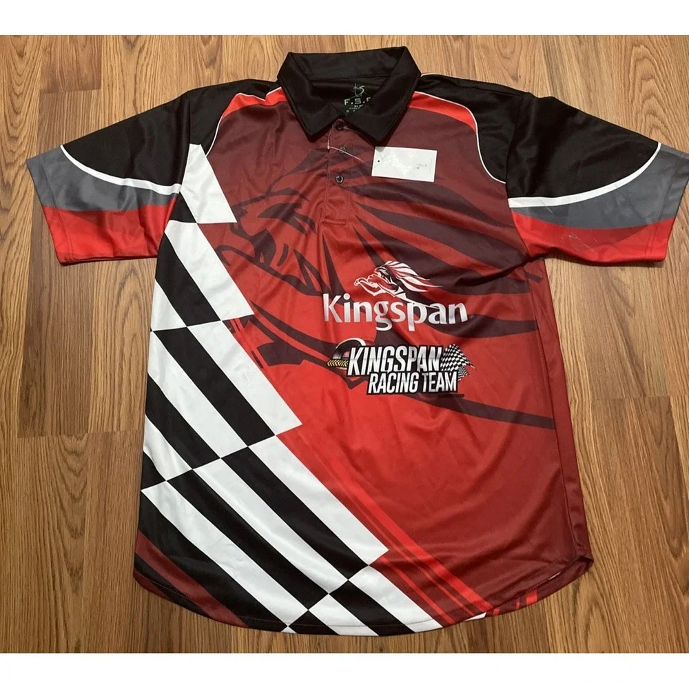 Kingspan Racing Polo Mens XL FSP Pit Crew Motorsports Team Shirt